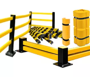 Barreras flexibles polímero Protecciones industriales