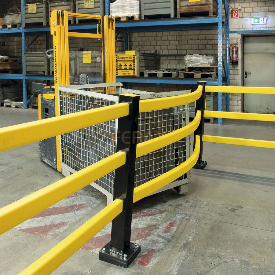  LFFH Barrera de tráfico expandible, barrera de seguridad con  ruedas, valla de tráfico retráctil, barrera flexible para control de  multitudes (color amarillo y negro, tamaño: 3.9 x 19.7 ft) : Industrial